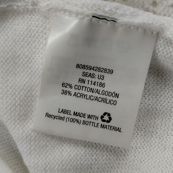 Covington Missy Crochet Shrug Core White Cardigan Sweater NWT - Picture 6 of 10